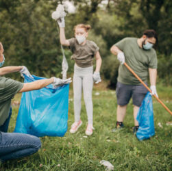 Mobile-based community clean-up initiatives